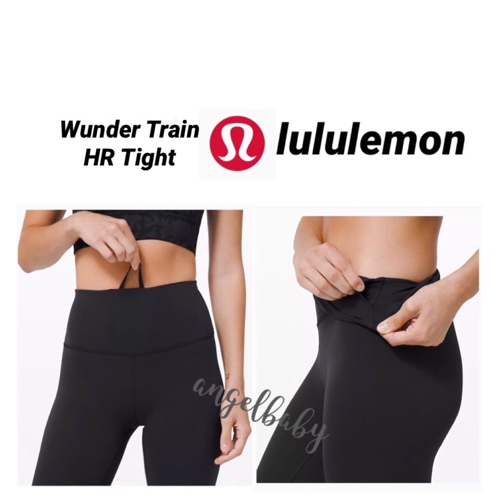 Lululemon Wunder Train HR Tight 25” in Solid Black! - Picture 8 of 17